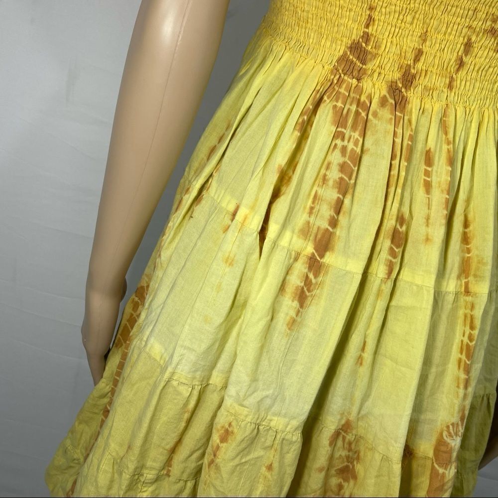 Just Crusing Vintage 1980's Yellow Summer Dress - Picture 9 of 12